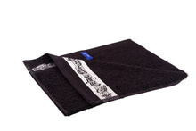 Afbeelding in Gallery-weergave laden, Gasten handdoek met muzieknoten - zwart
