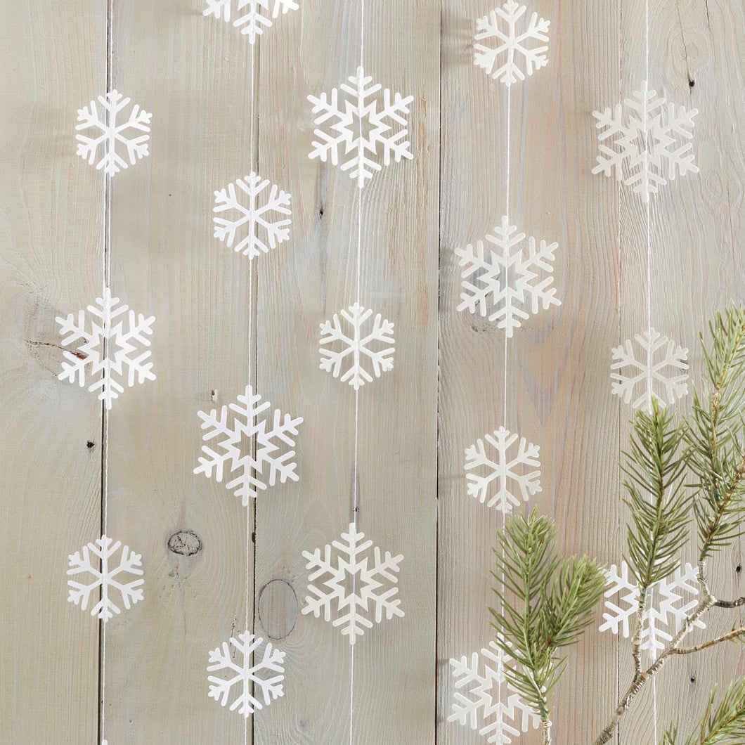Festive Snowflake garland