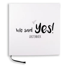 Afbeelding in Gallery-weergave laden, Fyllbooks Gastenboek bruiloft - We said yes!
