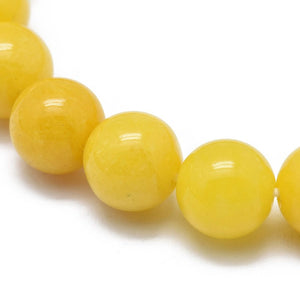 SERENITY | Mala Yellow Agate Crystal Healing Bracelet Reiki 6mm