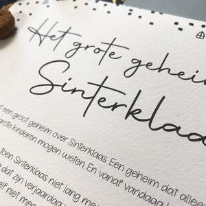 Het grote geheim van Sinterklaas - contract