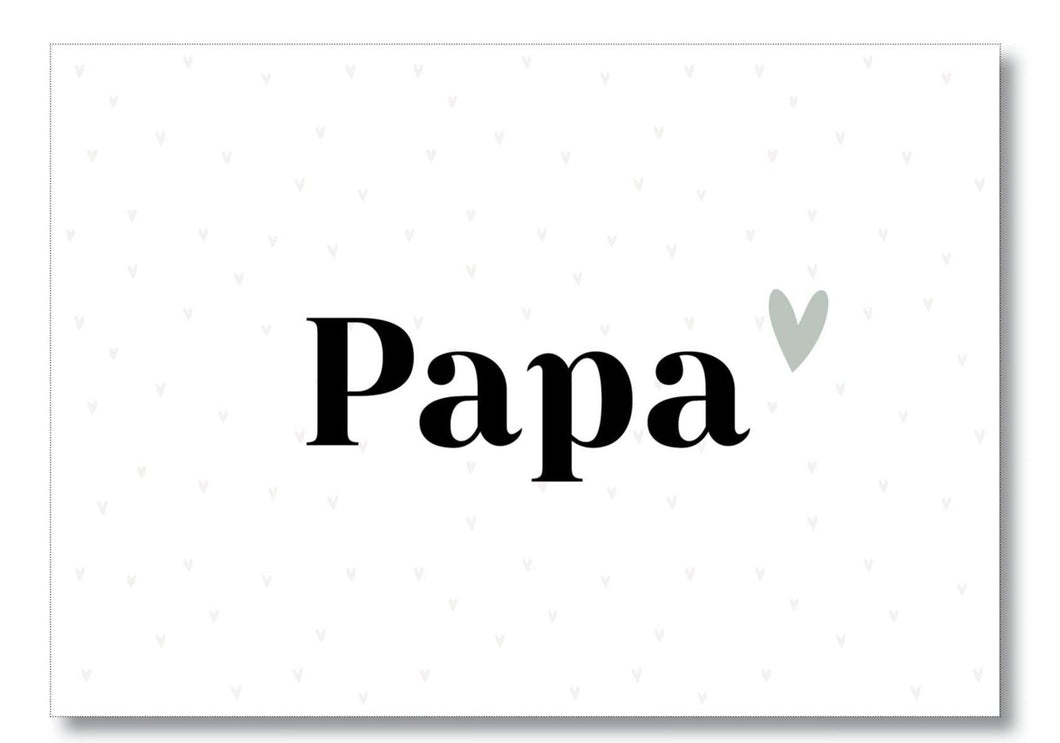 Ansichtkaart - Papa - Lievelingshop