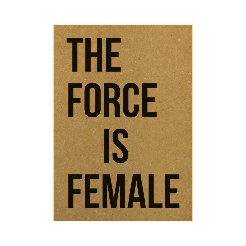Ansichtkaart - The force is female - Lievelingshop