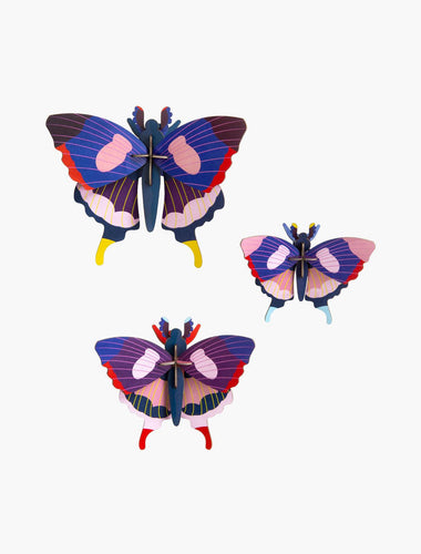 Bouwpakket zwaluwstaart vlinders  - set van 3 - Lievelingshop