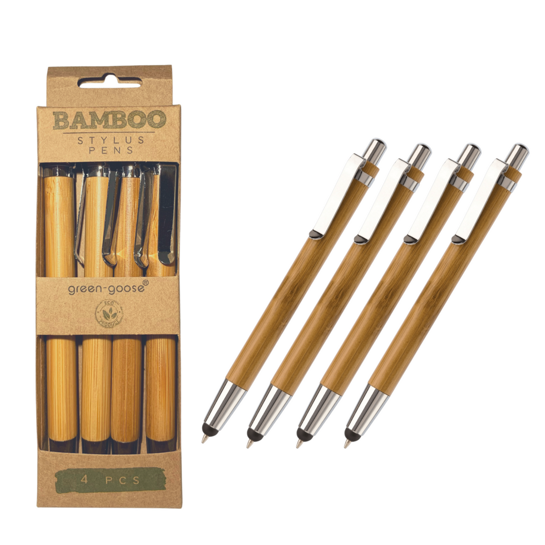 green-goose Bamboe Stylus Pen | 4 Stuks