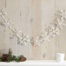 Afbeelding in Gallery-weergave laden, Glitter sneeuwvlokjes slinger - Lievelingshop
