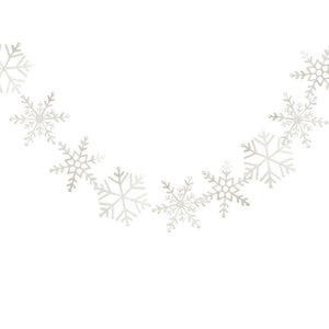 Glitter sneeuwvlokjes slinger - Lievelingshop