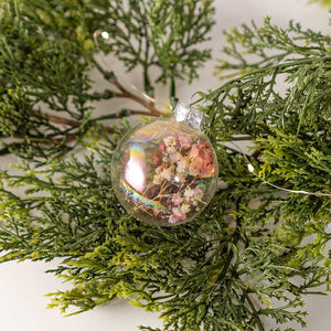 Kerstballen met droogbloemen Klein- set van 9 - Lievelingshop