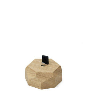Wooden Android Dock (micro-USB) - Polygonal - Oak - Lievelingshop